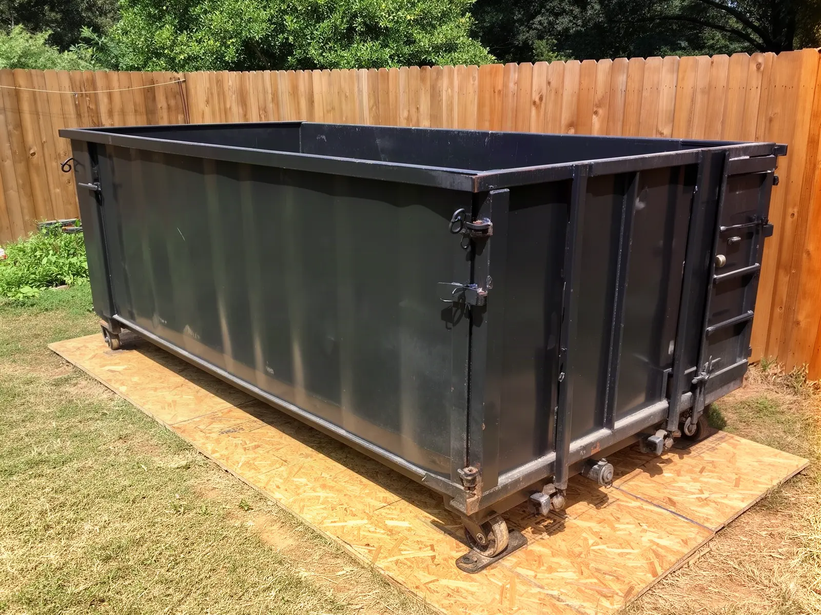 Roll-off dumpster from LD & Sons Dumpster Rental in Waco, TX